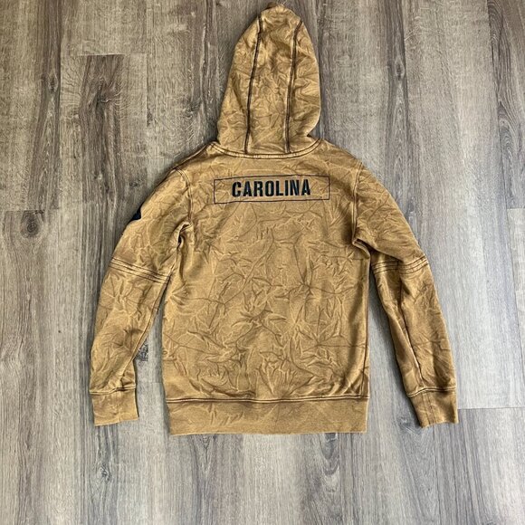 Nike NFL Carolina Panthers Salute to Service 2023 Sideline Brown Hoodie Sz M - Picture 8 of 8